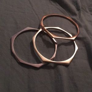 Kendra Scott Aubrey mixed metals bangle set